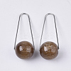 Imitation Gemstone Style Two Tone Acrylic Big Pendants X-STAS-S079-136D-1