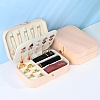 Double Layer PVC Jewelry Organizer Case PW-WG46999-04-1