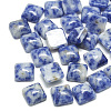 Natural Blue Spot Jasper Cabochons G-T026-10x10-15-1