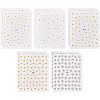 10 Sheets 5 Style PET Nail Art Stickers MRMJ-OC0003-08-1