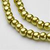 Glass Pearl Beads Strands HY-4D-B44-2