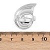 Adjustable 304 Stainless Steel Cuff Rings for Women RJEW-B135-03P-3