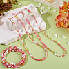 Resin Beads Bracelets BJEW-TAC0080-01E-5