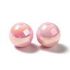 UV Plating Rainbow Iridescent Acrylic Beads X-PACR-D070-01D-2