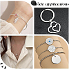 316 Surgical Stainless Steel Split Key Rings STAS-BBC0008-20-6