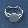 Adjustable Brass Pad Ring Setting KK-K414-05A-S-2