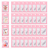 160Pcs Plastic Yin-yang Resealable Bags with Visible Window ABAG-TA0001-94B-1