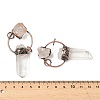 Natural Quartz Crystal Prism Big Pendants G-C204-01R-3