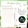20Pcs Acrylic Butterfly Flowerpot Decoration AJEW-OC00025-2