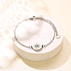 304 Stainless Steel Link Bracelets WGDD040-02-1