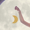 Unfinished Wooden Crescent Moon Shape WOOD-WH0124-09-7