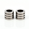 Non-Tarnish 201 Stainless Steel European Beads LS-STAS-I149-33B-2