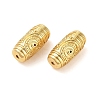 Brass Micro Pave Cubic Zirconia Beads KK-K384-01G-2