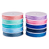 10Pcs 10 Colors Polyester Cord OCOR-TAC0040-01A-2