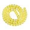 Transparent Electroplate Glass Beads Strands LS-EGLA-Q132-6MM-01A-01-2