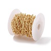 Brass Twisted Oval Link Chains CHC-K013-11G-4