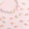 300Pcs 6 Colors Transparent Acrylic Beads TACR-PA0001-01-7
