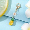 5Pcs Glass Seed Beaded Fruits Pendant Decorations HJEW-MZ00151-4