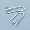 Rack Plating Eco-friendly Brass Earring Hooks LS-KK-D075-14S-RS-3