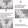 Polyester Embroidered Floral Lace Collar DIY-WH0326-47D-5