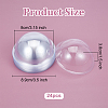 24Pcs Transparent PVC Display Dome FIND-OC0013-55-2
