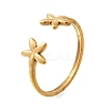 304 Stainless Steel Open Cuff Rings LS-RJEW-M072-10G-2