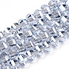 Electroplate Glass Beads Strands EGLA-Q094-A04-1