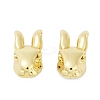 Brass Micro Pave Cubic Zirconia Beads KK-L235-03G-1