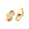 Ion Plating(IP) 304 Stainless Steel Lobster Claw Clasps STAS-F094-05B-G-3