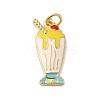 Rack Plating Brass Enamel Pendants KK-S372-03B-01-1