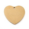 Ion Plating(IP) 304 Stainless Steel Pendants STAS-F271-06E-G-2