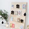 24Pcs PU Leather & Sponge Jewelry Pendant Nceklace Display Cards NDIS-SP0001-03B-01-6