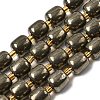 Natural Pyrite Beads Strands G-Z131-D01-03-2
