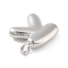 Rack Plating Brass Balloon Letter Pendants KK-C050-01P-K-2