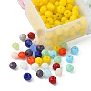 10 Grids 10 Styles Opaque Solid Color Glass Beads Strands EGLA-YW0001-45-2
