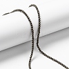 Natural Pyrite Beads Strands G-L031-2mm-01-3