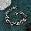 304 Stainless Steel Mariner Link Chain Bracelets for Women BJEW-F488-02P-1