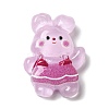 Translucent Resin Decoden Cabochons LS-RESI-M039-02C-1