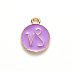 Alloy Enamel Pendants X-ENAM-S124-01A-01E-2
