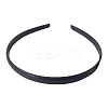 Plain Headwear Hair Accessories Plastic Hair Band Findings OHAR-S186-02-1-2