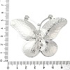304 Stainless Steel Big Pendant Rhinestone Settings STAS-D376-20P-3