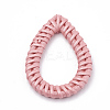 Handmade Spray Painted Reed Cane/Rattan Woven Linking Rings LS-WOVE-N007-05D-3