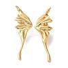 Wing Ion Plating(IP) 304 Stainless Steel Stud Earrings for Women EJEW-L287-003G-1