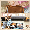 Rectangle PU Leather with Microfiber Jewelry Rolls ABAG-WH0072-013-5