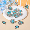18Pcs 9 Style Tibetan Style Alloy Pendants FIND-TA0003-76-4