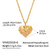 Sweet Design 304 Stainless Steel Heart Pendant Necklaces DY4160-4-1