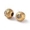 Ion Plating(IP) 304 Stainless Steel Rhinestone European Beads STAS-A092-10M-G-2