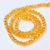 Electroplate Glass Beads Strands EGLA-A034-T10mm-B01-2