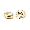 Rack Plating Brass Chunky Hoop Earrings for Women LS-EJEW-G288-35D-G-2