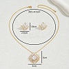Luxury Micro-Inlaid Zircon Jewelry Set for Wedding Party Banquet. GM3936-1